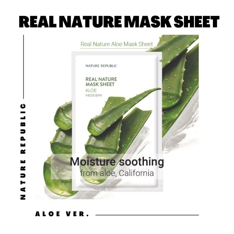 [Nature Republic] Real Nature Mask Sheet