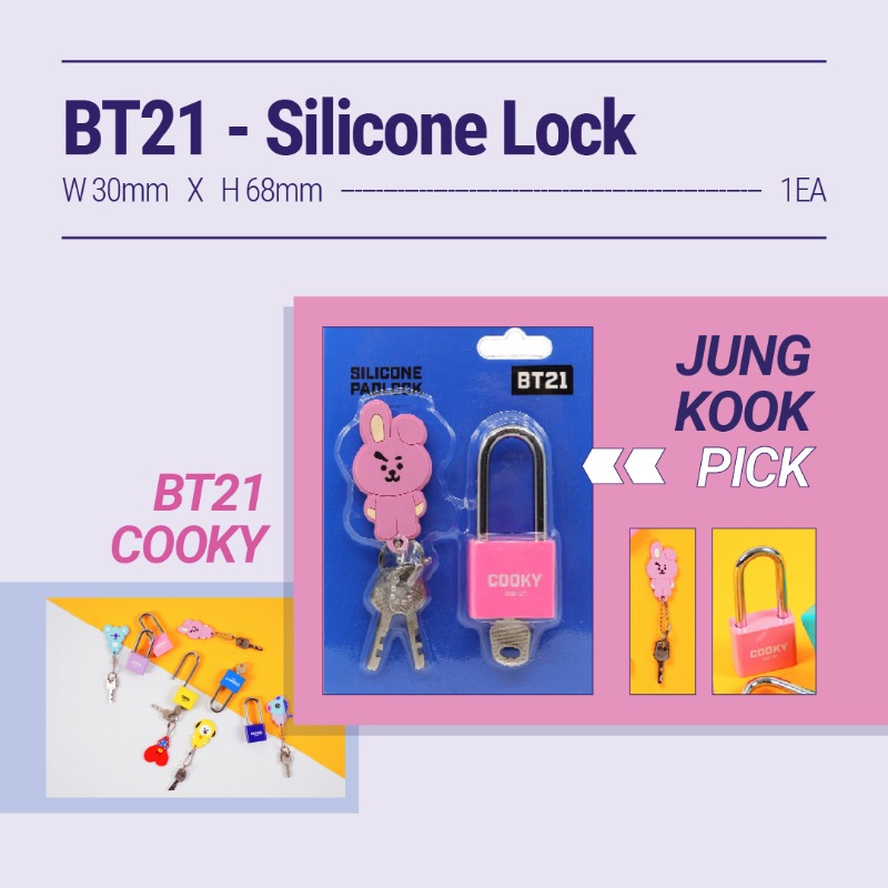 Silicone Lock - BT21 COOKY