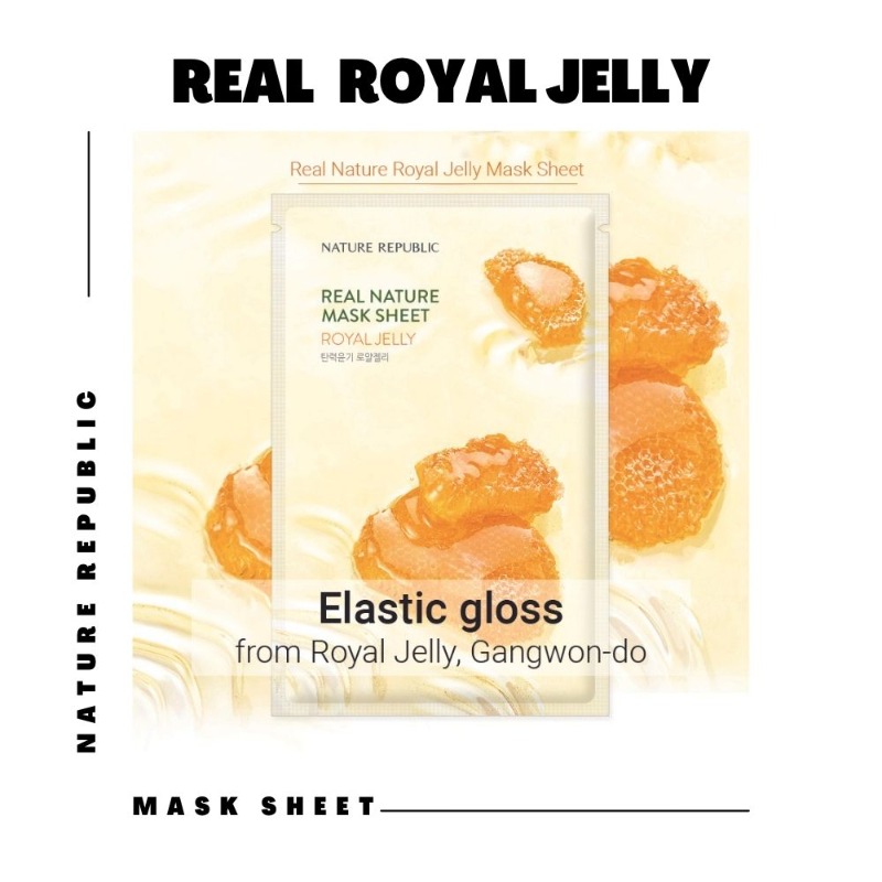 K-Beauty, kbeauty, Nature Republic, Royal Jelly, Maskpack, Mask Sheet